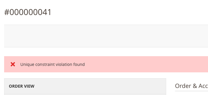  unique constraint violation found,magento unique constraint violation found,magento2 unique constraint violation found, 